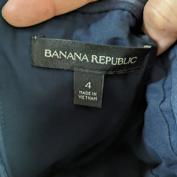 Banana Republic strapless seersucker dress size 4 - Picture 4 of 5